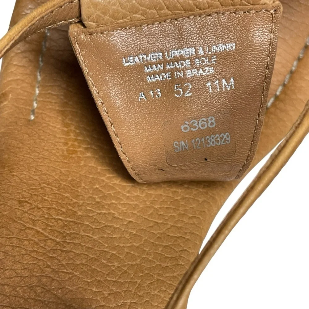 Tory Burch T-Stap Wedge Tan Size 11